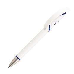 Plastic Printed logo Pen A-Starco Metallic  Retractable Penswith ink colour Blue/Black Refill